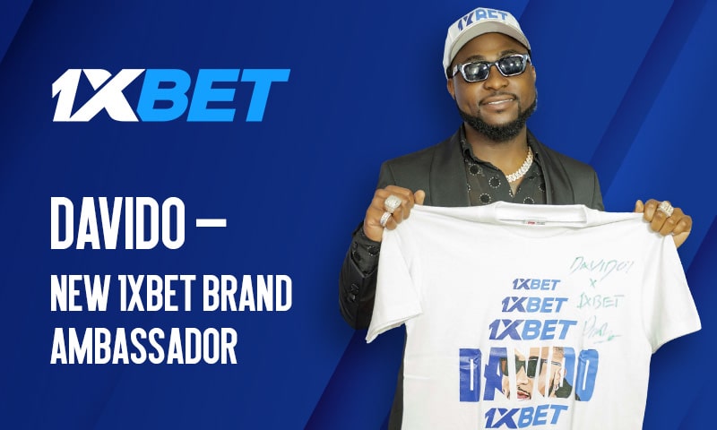 Davido is the newest brand ambassador for 1xBet in Africa.