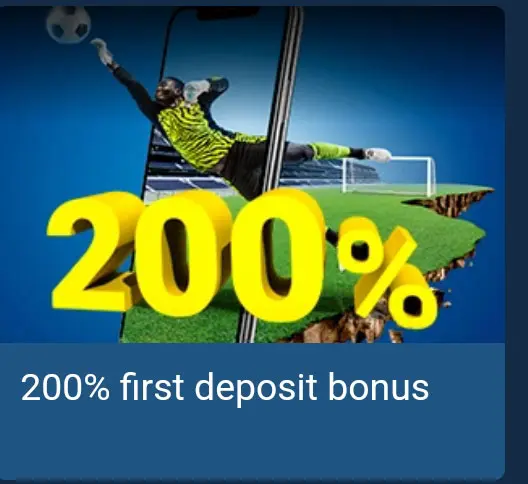 200% First Deposit Bonus